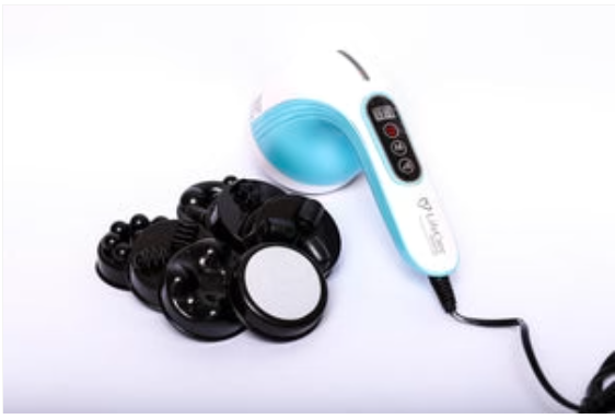 Body Relaxing Wired Massager LC-900 With 4 Heads - Image 2