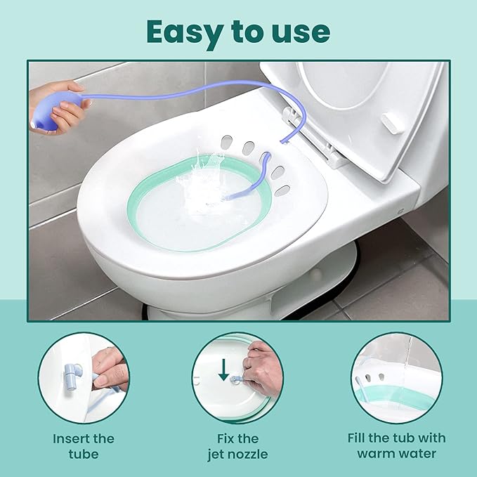 Pressure Pump Fits with Toilet Seat & Chair