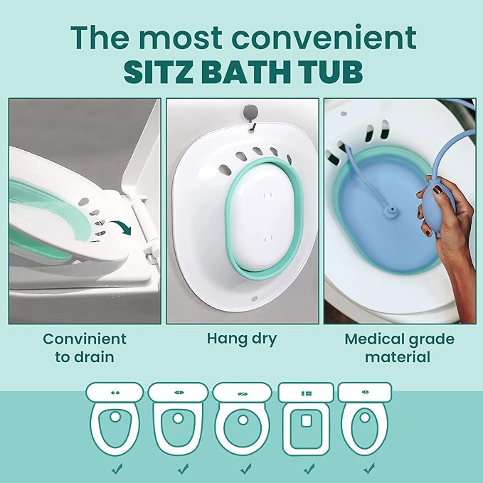 Pressure Pump Fits with Toilet Seat & Chair