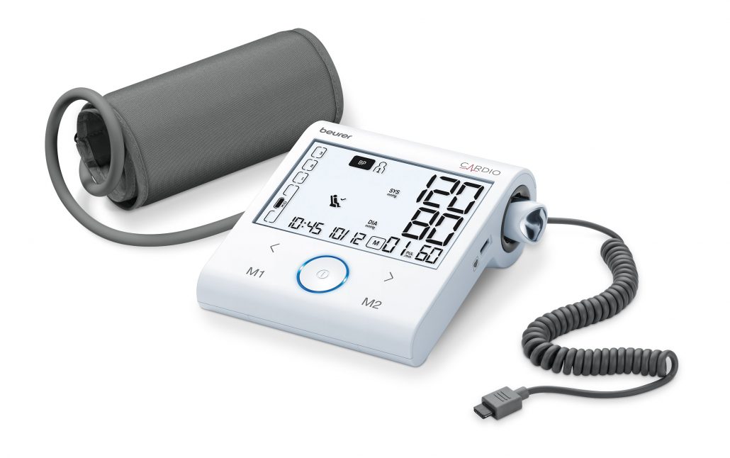 Cardio blood pressure monitor with ECG function