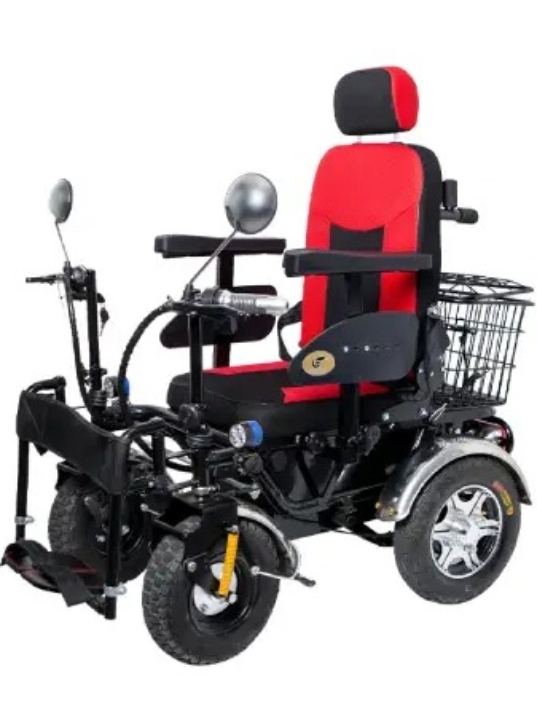 ELECTRIC SCOOTER WITH 4 WHEELS