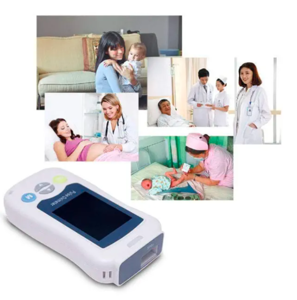 Hand held pulse oximeter