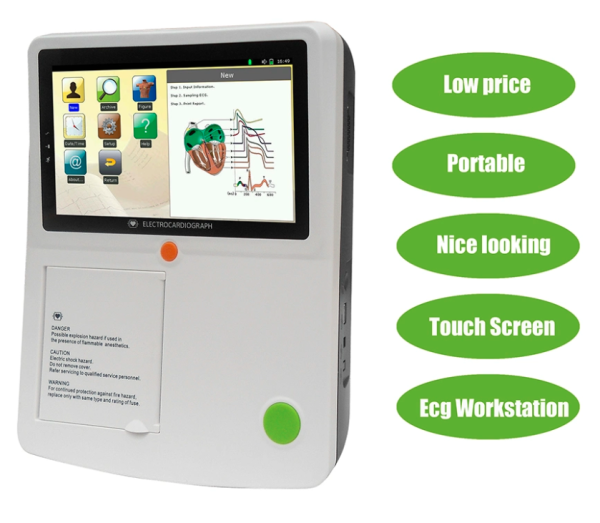 ECG MACHINE 3 CHANNEL PULSEMED N3