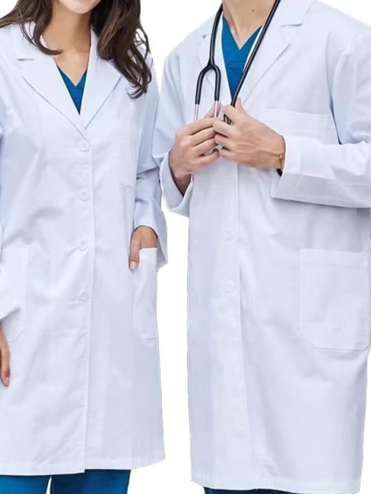 LAB COAT: DR COAT WHITE MALE / FEMALE
