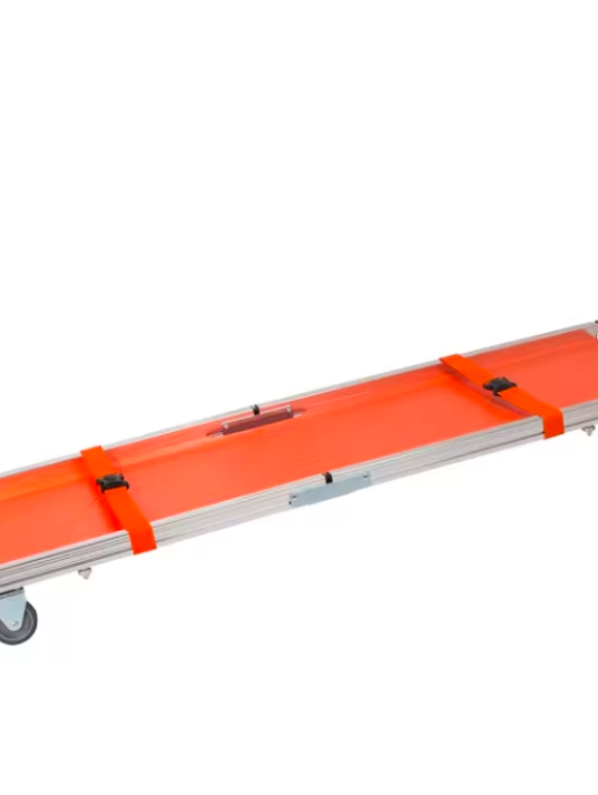 STRETCHER 2 FOLD WITH FOUR WHEEL