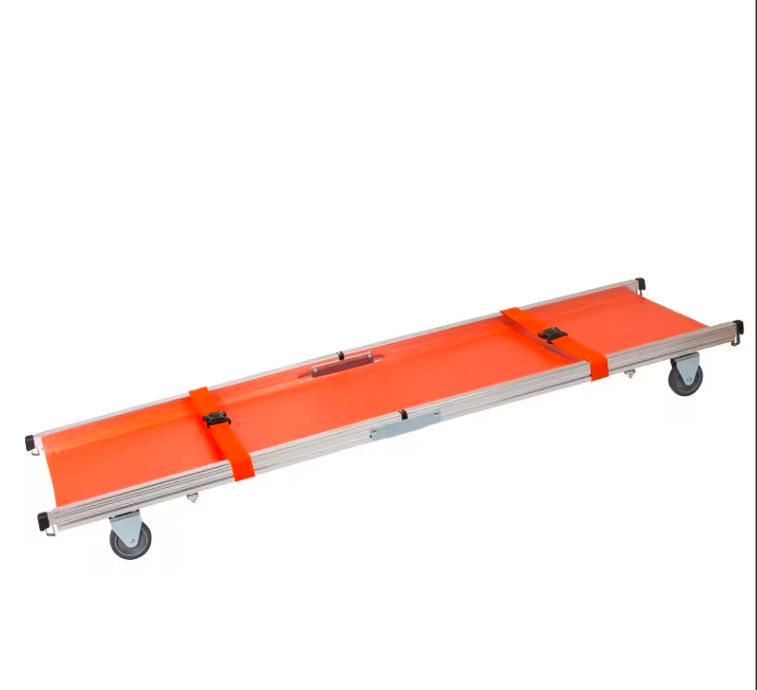 STRETCHER 2 FOLD WITH FOUR WHEEL