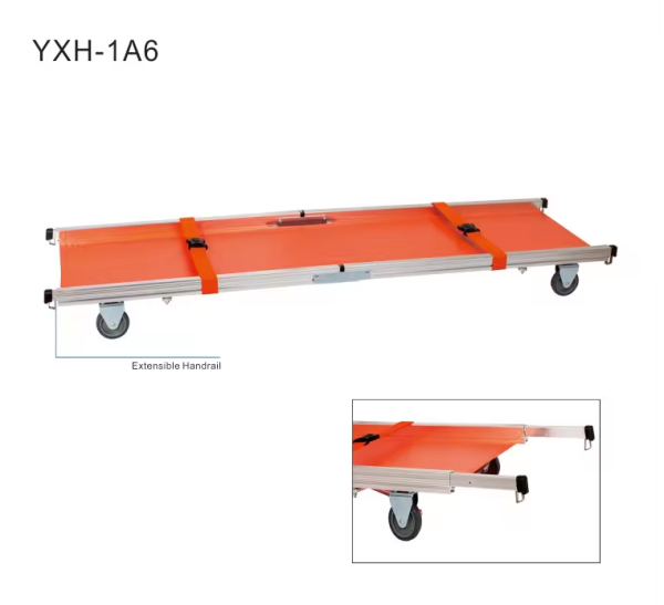 STRETCHER 2 FOLD WITH FOUR WHEEL - Image 4