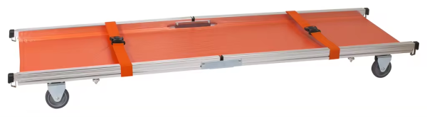 STRETCHER 2 FOLD WITH FOUR WHEEL